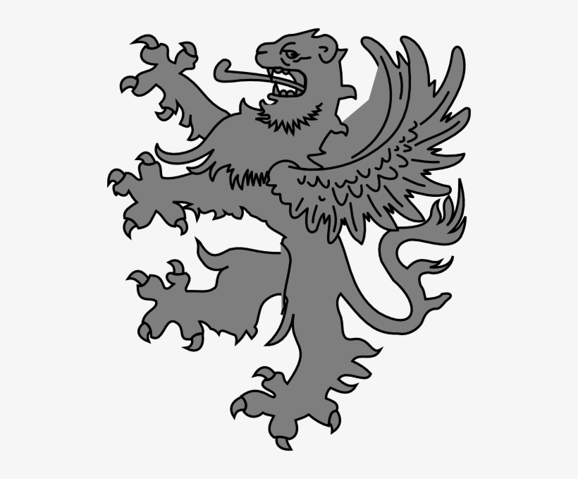 Grey Lion Clip Art - Lion Lion Oval Ornament, transparent png #1057211