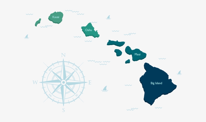 Aloha Beach Vacations - Hawaii Island Clipart, transparent png #1057500
