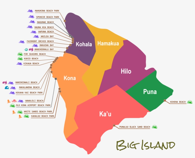Kona Hawaii Maps Free Transparent PNG Download PNGkey