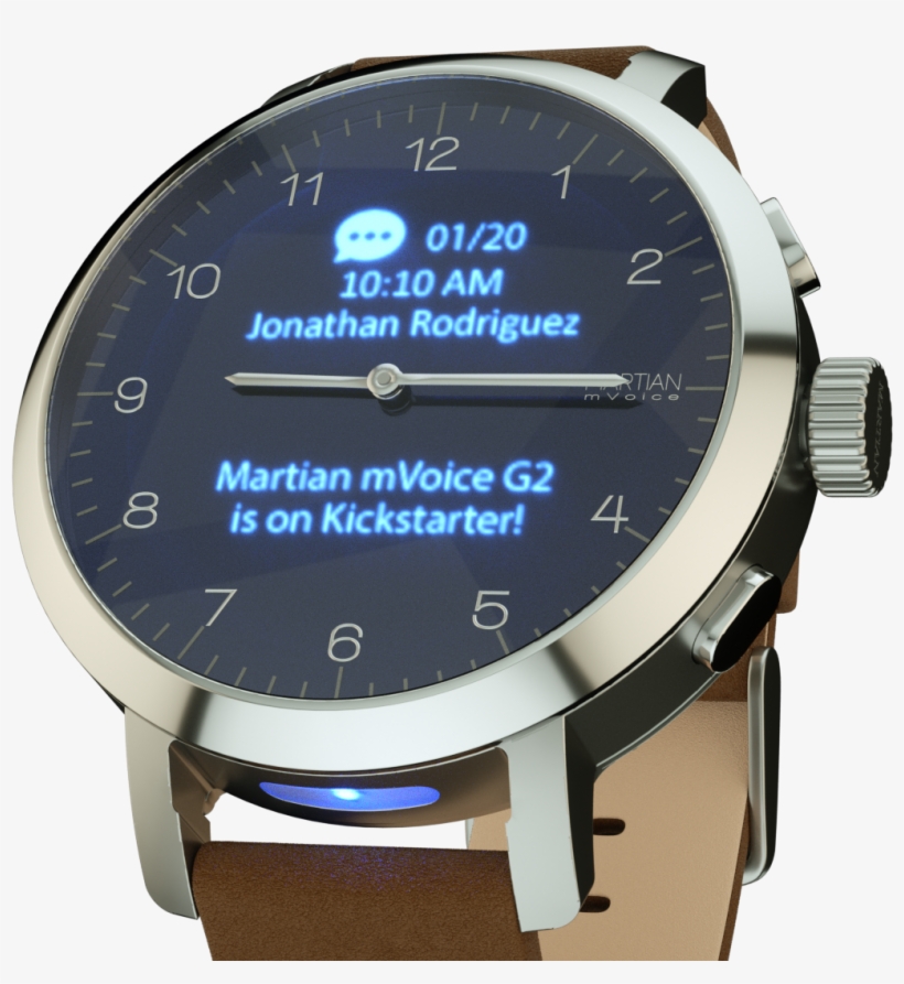 Creators Of The World's First Smartwatch With Voice, - スマート ウォッチ アナログ 針, transparent png #1057675