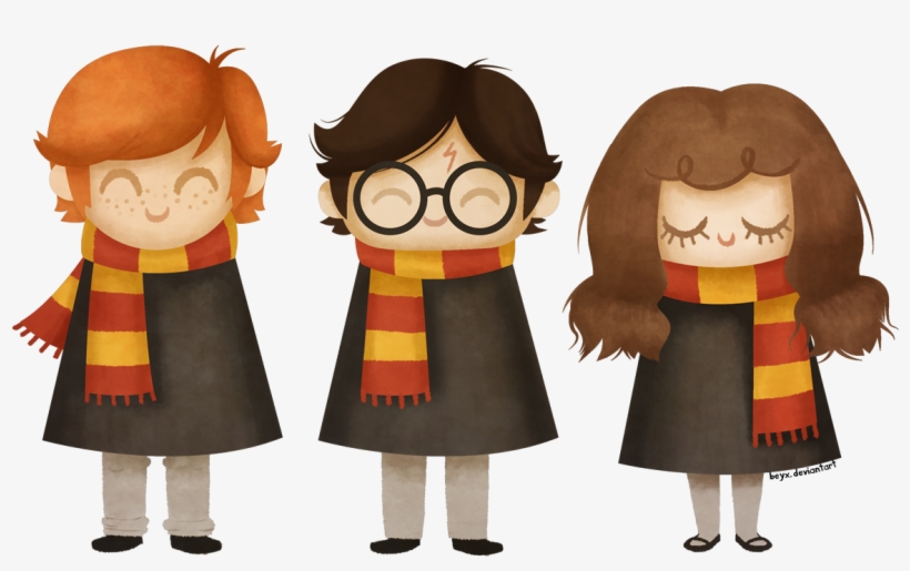 Harry Potter Clipart Cute Person - Harry Potter Cute Fan Art, transparent png #1057933