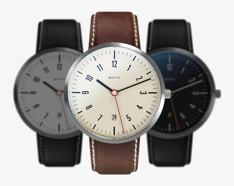 In Bright Conditions, The Hands Are Charged With Ambient - Tres Alpin Automatic Mens Watch W/ Date Botta-design,, transparent png #1058159