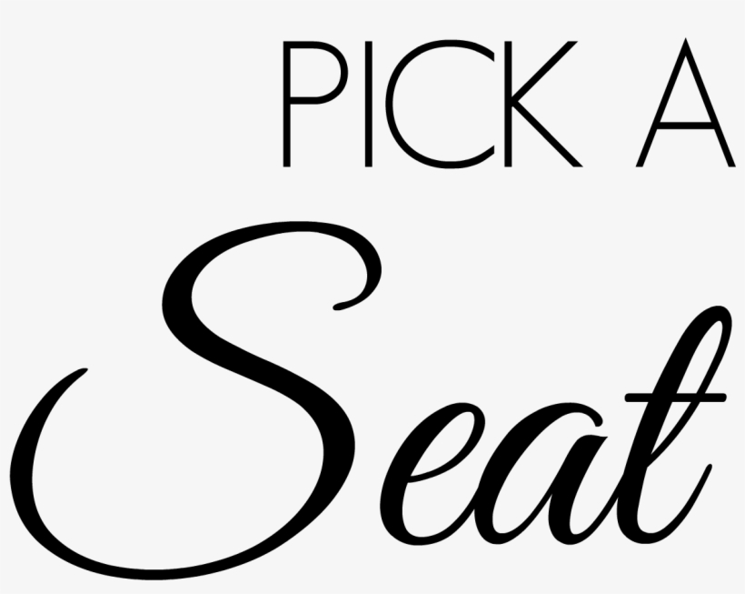 Pick A Seat Cut File - Just Between Us: Double Duty (mfm Threesomes), transparent png #1058161