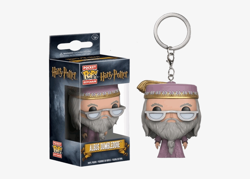 Albus Dumbledore Pop Keyring Vinyl Figure - Funko Keychain Harry Potter, transparent png #1058277