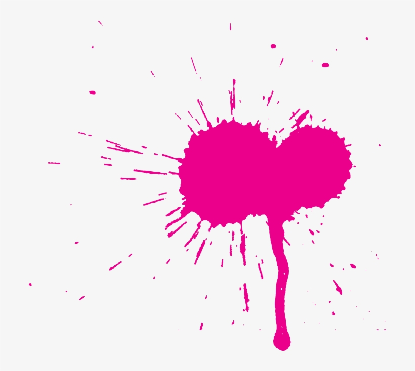 Splatter Png Images The - Pink Blood Splatter Transparent, transparent png #1058404