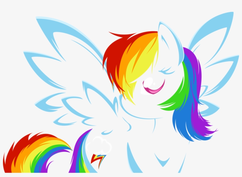 Rainbow Dash Images Rainbow Dash Hd Wallpaper And Background - White Rainbow Dash, transparent png #1058436