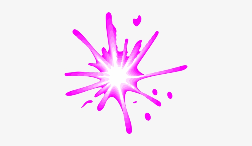 Illustration Of A Pink Splash - Splash Of Paint Transparent Background, transparent png #1058558