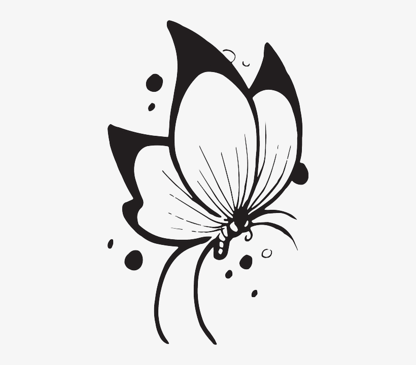 Butterfly, Flying, Wings, Art, Insect, Spots, Fly, - Lumiere Couture, transparent png #1058614