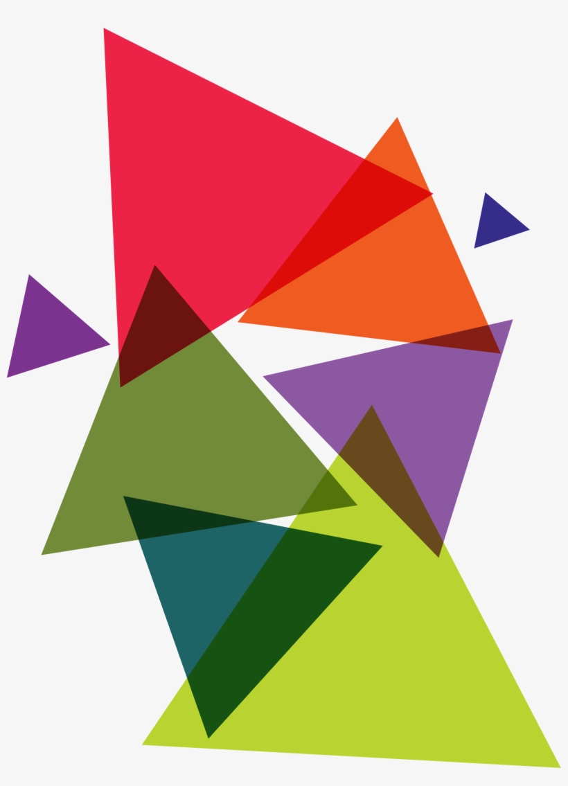 Logo Color Colorful Transprent - Vector Triangle Png, transparent png #1058637