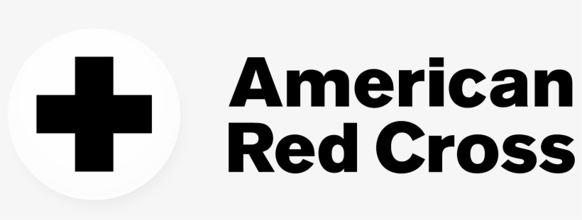 American Red Cross Logo Black And White - American Red Cross, transparent png #1059059