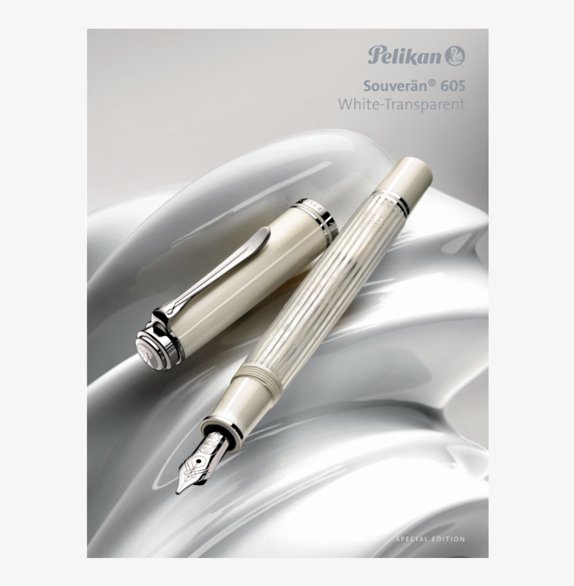 Pelikan M605 White - Pelikan M605 White Transparent, transparent png #1059081