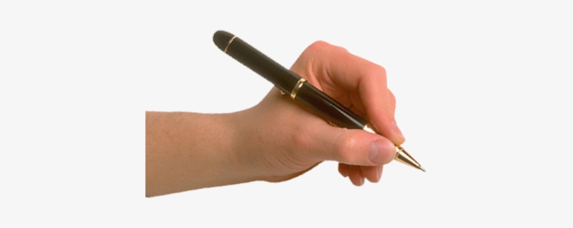 Hand With Pen No Background, transparent png #1059218