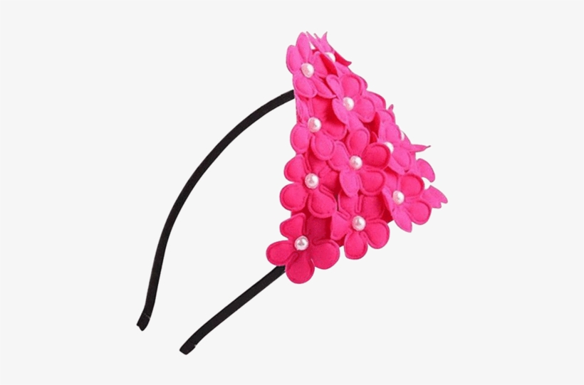 Petite Bello Headband Floral Rose Hairband - Headband, transparent png #1059220