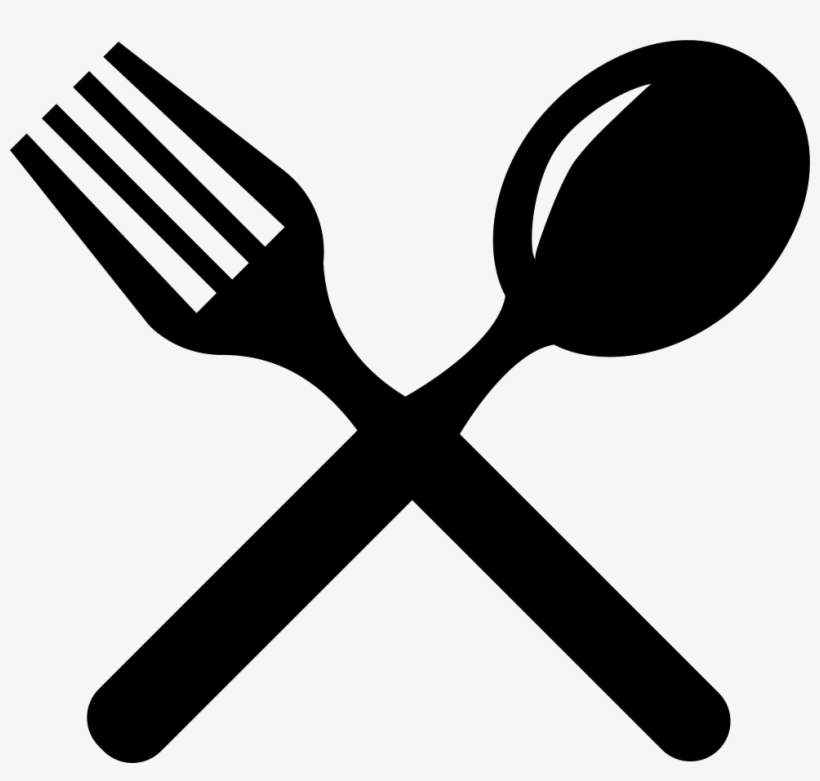 Cutlery Cross Couple Of Fork And Spoon Comments - Spoon And Fork Png, transparent png #1059302