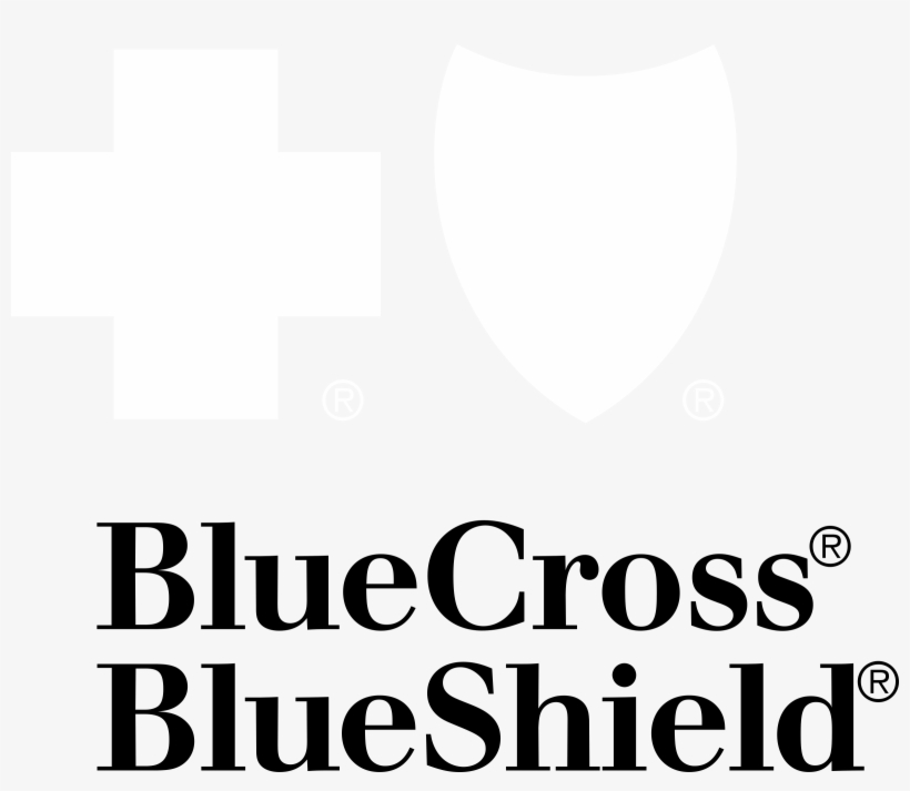 Blue Cross Blue Shield 1 Logo Black And White - Blue Cross Blue Shield, transparent png #1059351