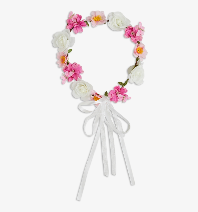 Flower Crown Pink - Pink, transparent png #1059403
