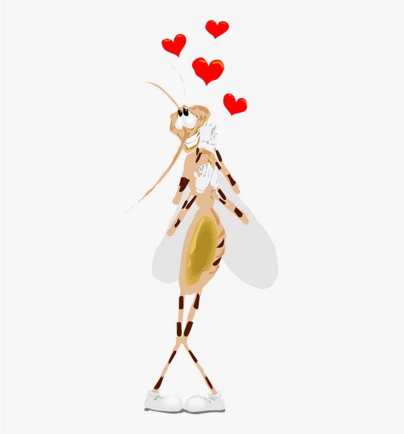 Ode To Essential Oils And The Microbiome In My Brain, - Camping: Campers And Mosquitoes Sticker, transparent png #1060032