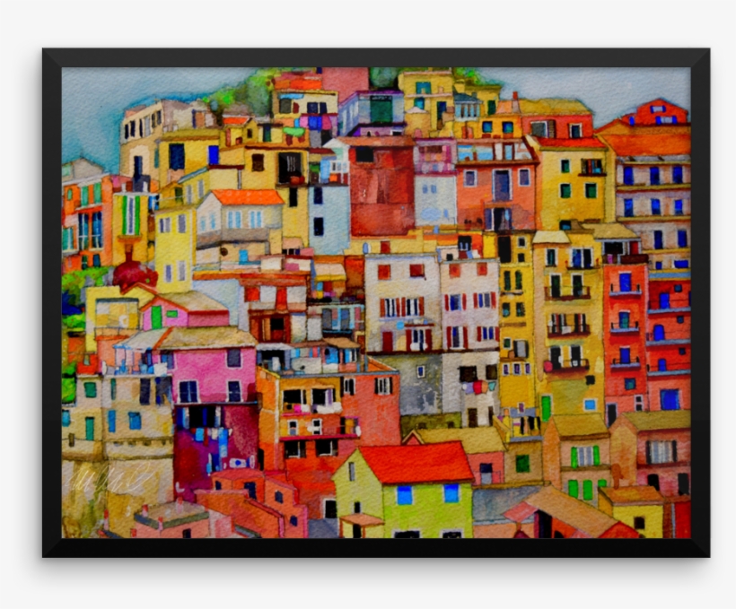 Cinque Terra Print, transparent png #1060296