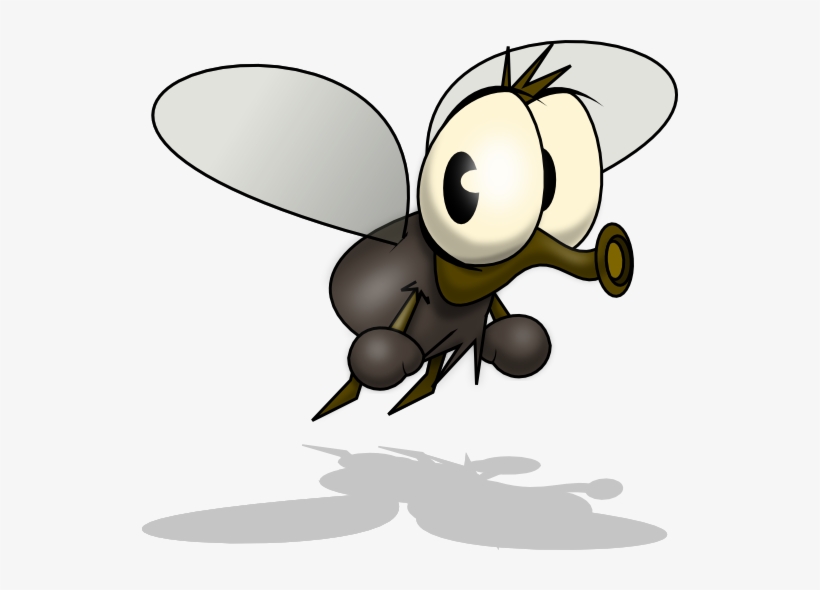 Cartoon Clipart Mosquito Pencil - Cartoon Mosquito Clipart, transparent png #1060474