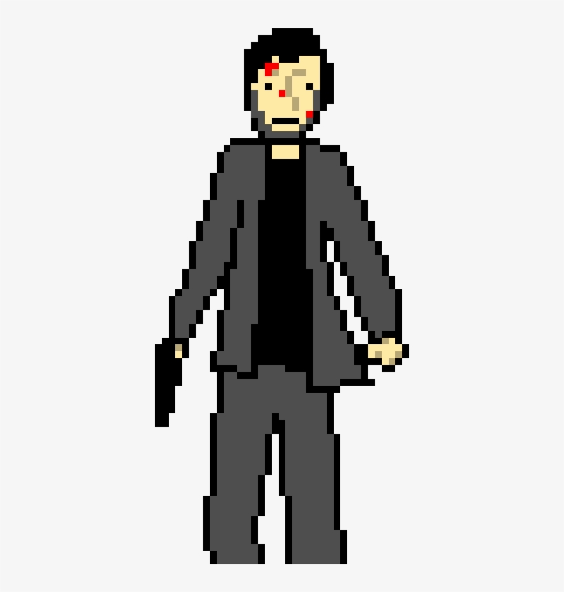 John Wick - Pixel Art John Wick, transparent png #1060500