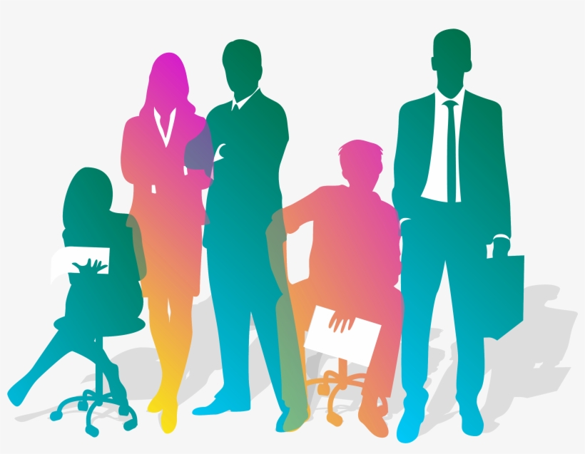Vector Royalty Free Team Silhouette At Getdrawings - Teamwork Png, transparent png #1061445