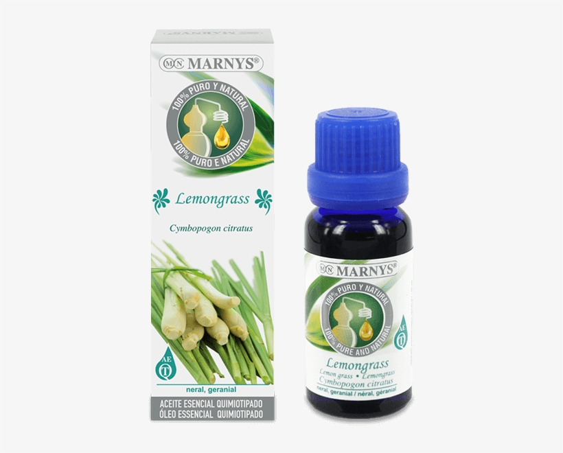 Lemongrass Essential Oil - Marny's Citronella Essential Oil 15ml. 15 Ml, transparent png #1061501
