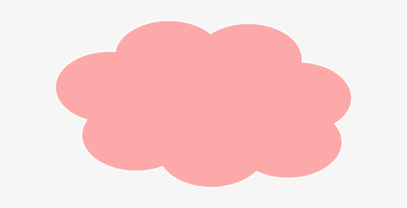 Clouds Clipart Pink Cloud - Pink Cloud Vector Png - Free Transparent