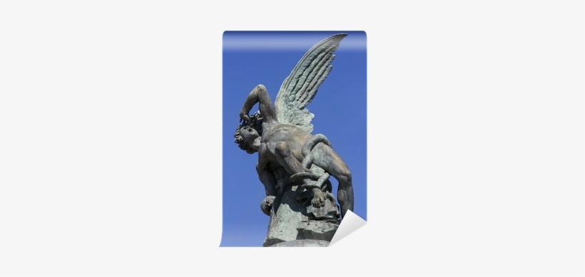 Fallen Angel Statue - Statue, transparent png #1061687