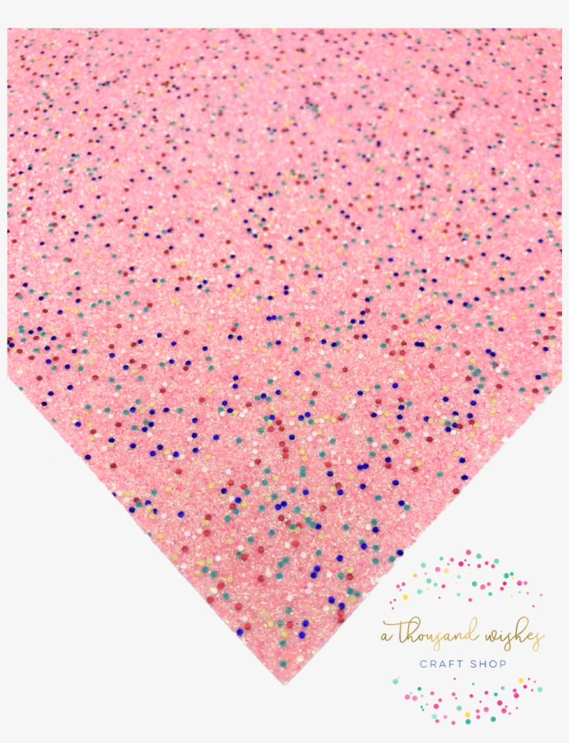 Pink Confetti- Fine Glitter Canvas - Confetti, transparent png #1061690