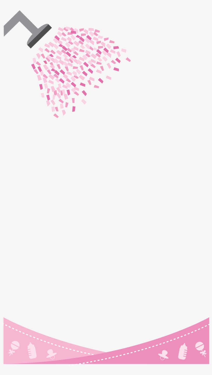 Confetti - Baby Shower Filter Png, transparent png #1061731