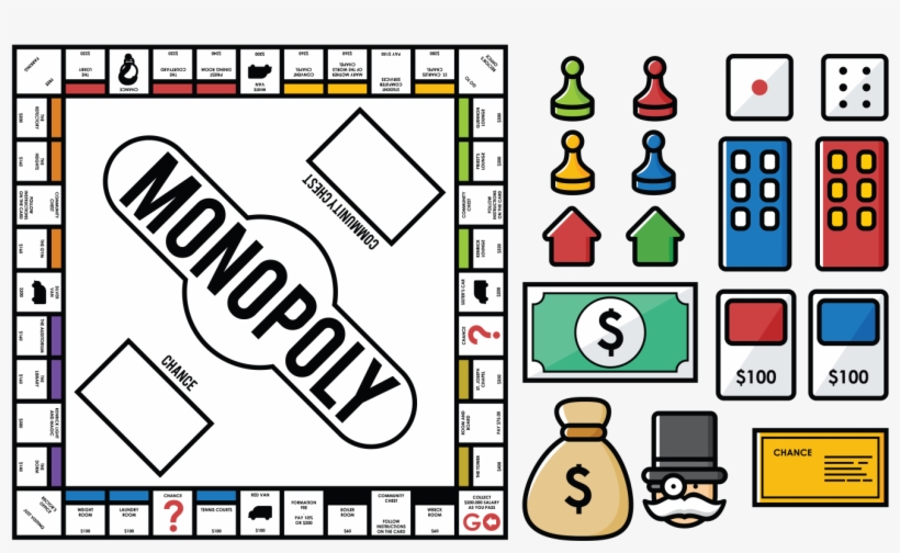 Monopoly Board Vector, transparent png #1061732