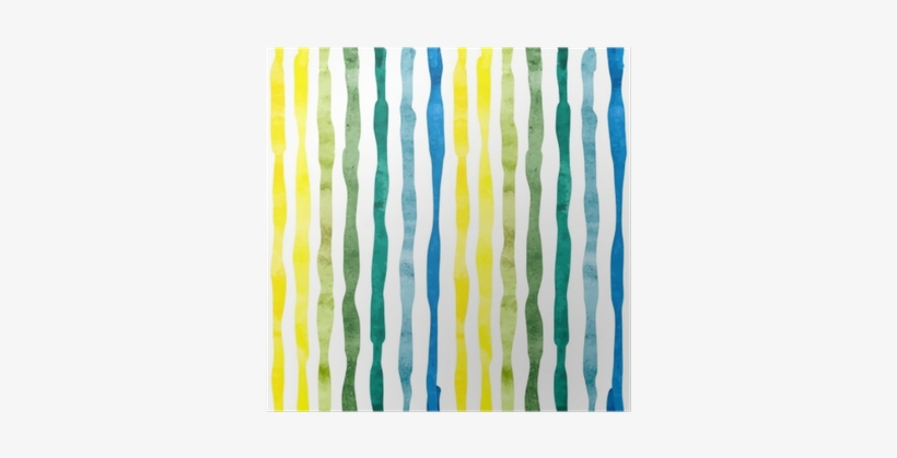 Watercolor Stripped Background - Child Art, transparent png #1061905
