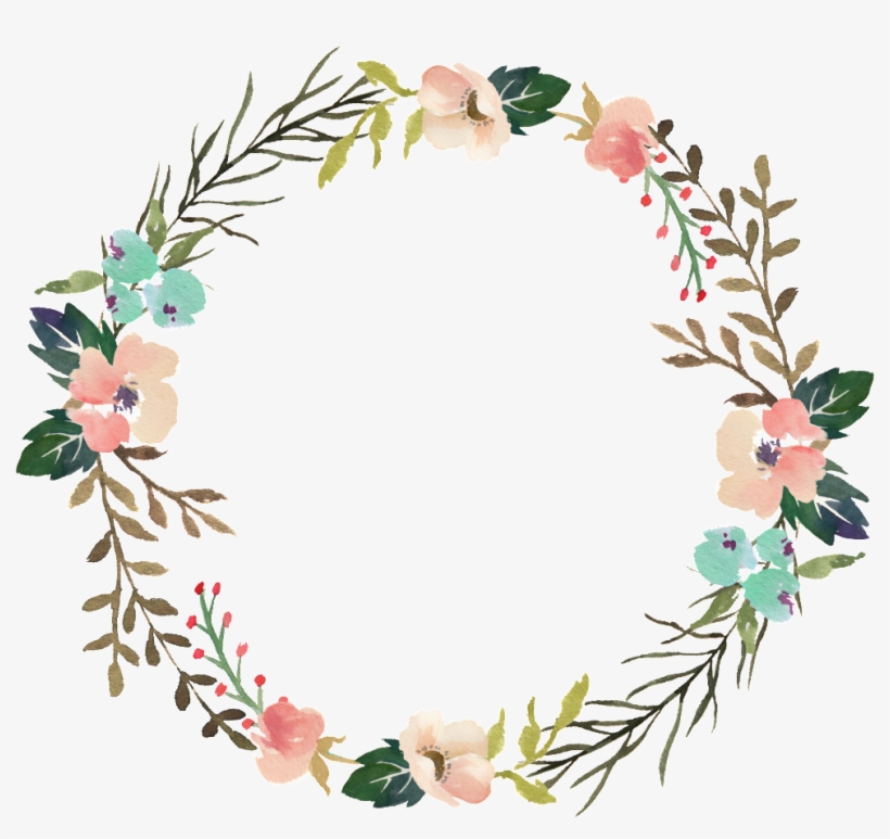 Fresh Wreath Watercolor Transparent Decorative Flower - Do The Next Thing Elisabeth Elliot, transparent png #1062083