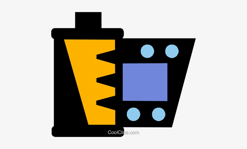 Film Roll Royalty Free Vector Clip Art Illustration, transparent png #1062560