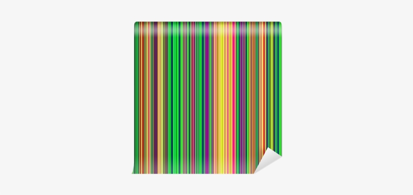 Abstract Psychedelic Vibrant Colors Vertical Lines - Graphic Design, transparent png #1062590
