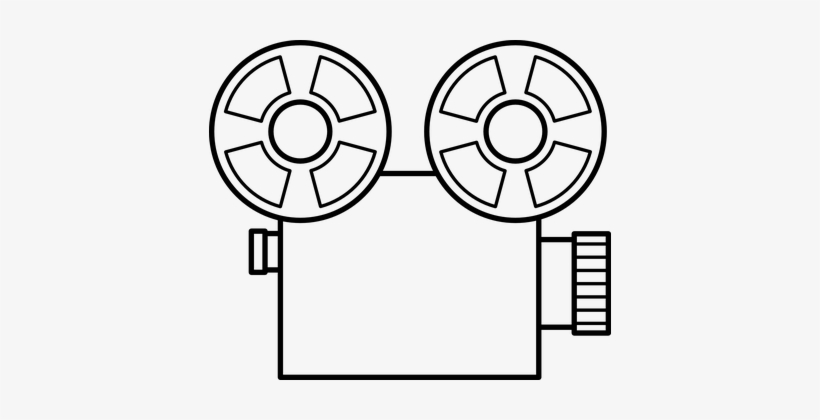 Film Roll Drawing At Getdrawings - Draw A Old Fashion Camera, transparent png #1062688