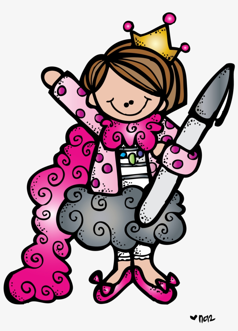 Melonheadz Love Her Clip Art Her Blog Is Awesome Must - Melonheadz Girl Writing, transparent png #1062692