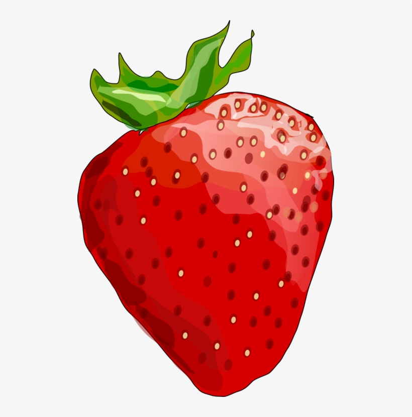 28 Collection Of Strawberry Drawing Png - Strawberry Clipart Clear Background, transparent png #1062883