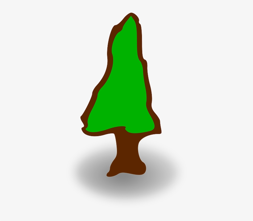Tree Symbol On Map Map, Symbol, Tree, Symbols, Games, Elements, Playing - Simbol Pohon - Free  Transparent Png Download - Pngkey