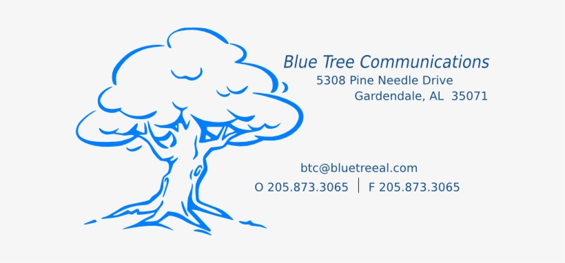 Blue Tree Card Svg Clip Arts 600 X 302 Px, transparent png #1063717