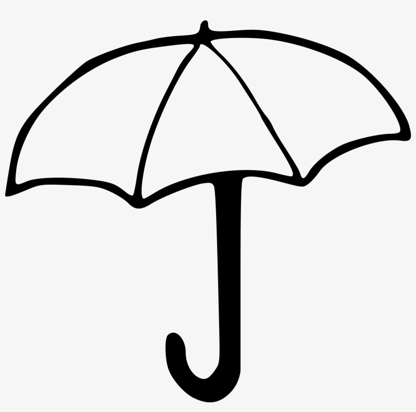 Clipart Umbrella Watercolor - Drawing Image Of Umbrella, transparent png #1063924