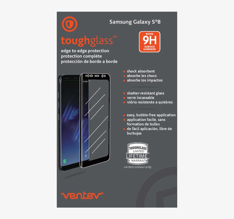 Ventev Toughglass Edge To Edge Screen Protector, transparent png #1064166