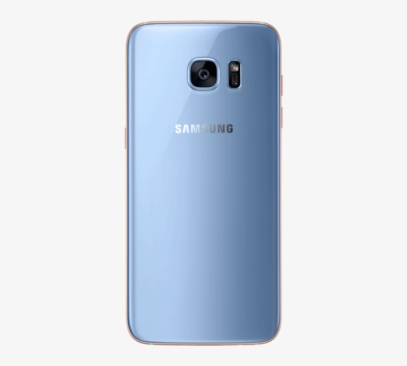 Galaxy S7 Edge Blue Coral Back - Samsung S7 Edge Price, transparent png #1064190