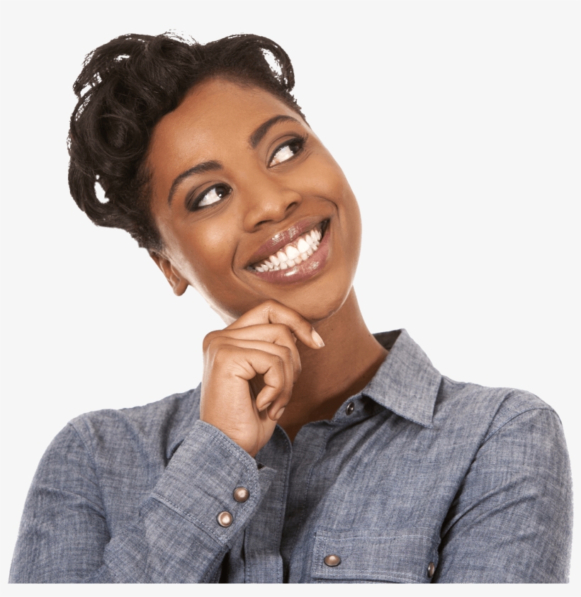 Smile Woman Africans Happy - African American Woman Png, transparent png #1064314