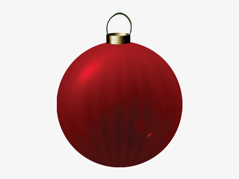 Bola Para Arbol De Navidad Rojo - Esfera De Navidad Png, transparent png #1064715
