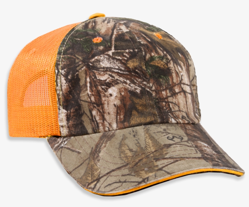 0837 Realtree Xtra Orange Front, transparent png #1064718