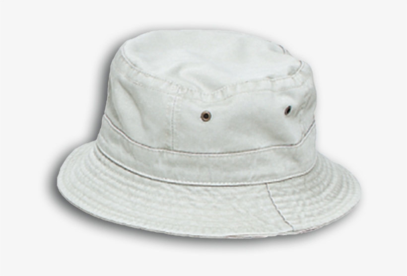 F484 100% Cotton Pigment-dyed Washed Bucket Hat - Baseball Cap, transparent png #1064839