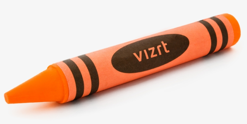 Vizrt Is Able To Do This With The Strong Support Of - Orange Crayon Png, transparent png #1064883