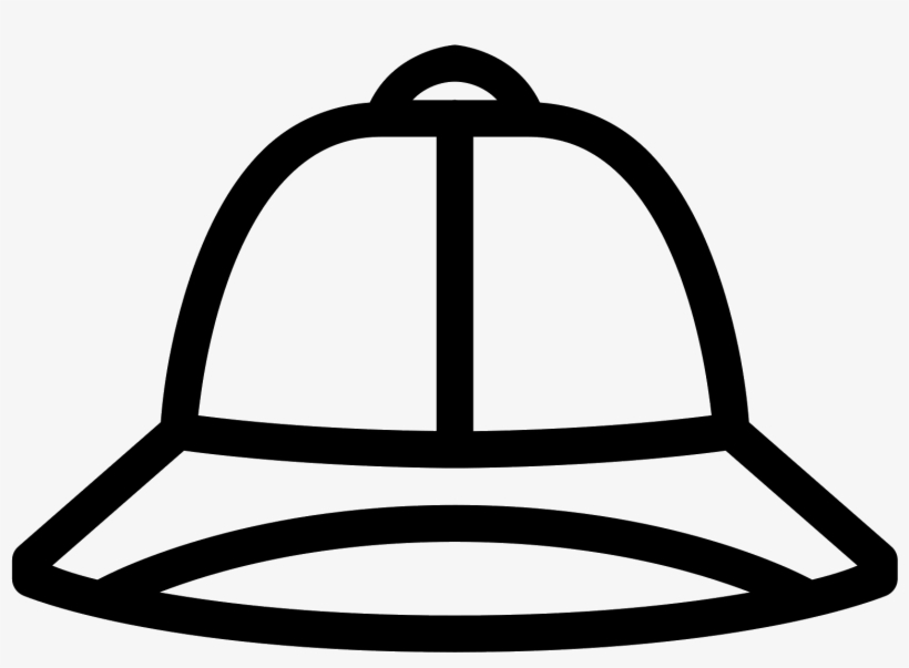 Chapeau Safari Icon - Hat, transparent png #1064884
