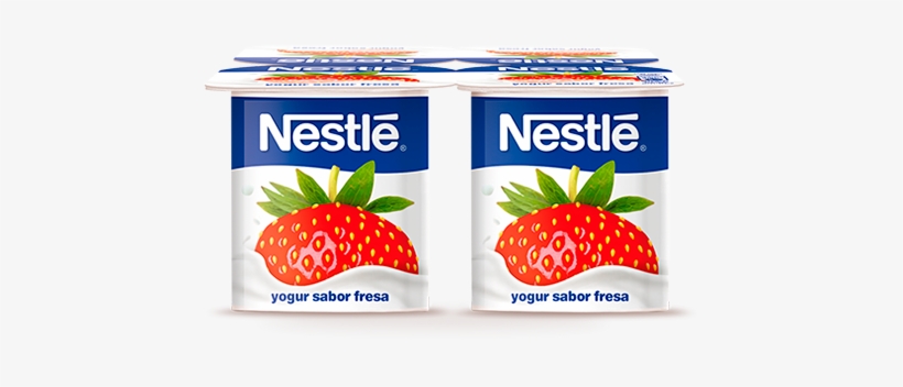 Nestlé Yogur Sabor Fresa - Nestle, transparent png #1064906